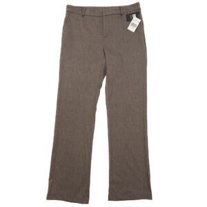 New Kut From The Kloth Brown Straight Leg Trouser Pants Size  10